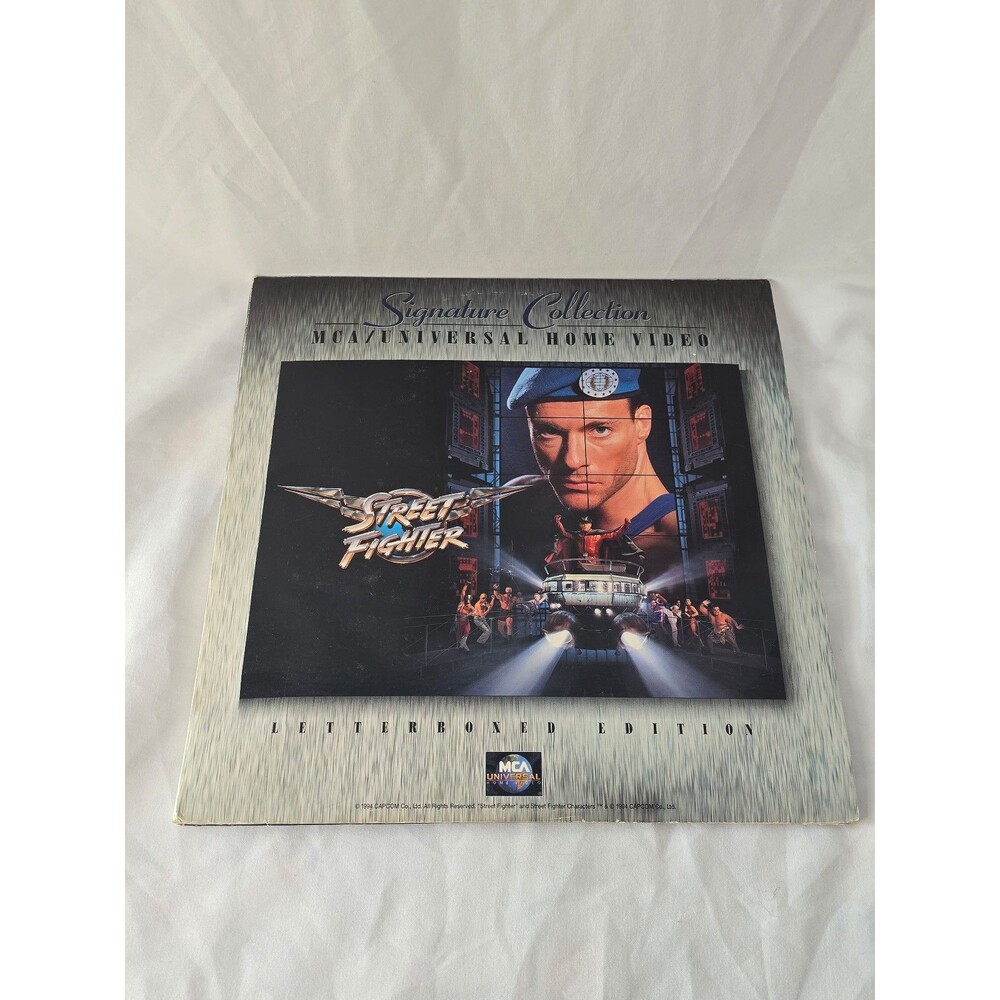 STREET FIGHTER 2-Laserdisc LD SET SIGNATURE COLLECTION EXCELLENT CONDITION RARE